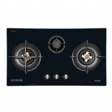 Mayer MMGH8831HI-P (PUB) 86cm 3 Burner Glass Gas Hob